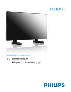 Bedienungsanleitung Philips BDL4681XU LED monitor