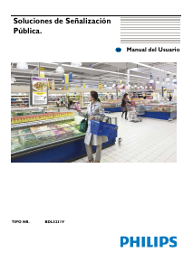 Manual de uso Philips BDL5231V Monitor de LED