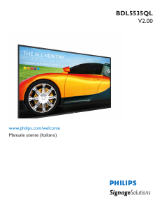 Manuale Philips BDL5535QL Monitor LED