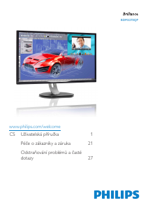 Manuál Philips BDM3270QP LED monitor