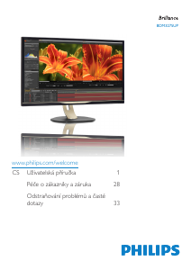 Manuál Philips BDM3275UP LED monitor