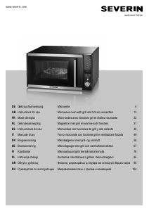 Manual de uso Severin MW 7864 Microondas