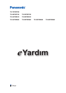 Kullanım kılavuzu Panasonic TX-65FXR600 LCD televizyon