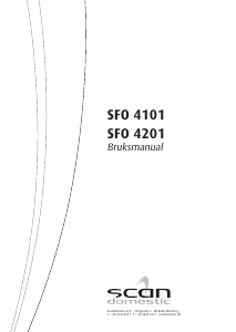 Bruksanvisning Scandomestic SFO 4201 Diskmaskin