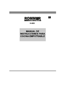 Manual de uso Rommer H 609 Horno