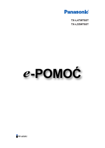 Priručnik Panasonic TX-L55WT60T LCD televizor