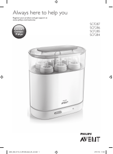 Manual Philips SCF287 Avent Esterilizador