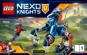 Manuale Lego set 70312 Nexo Knights Il cavallo meccanico di Lance