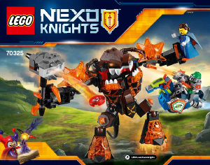 Manual Lego set 70325 Nexo Knights Infernox captura a Rainha