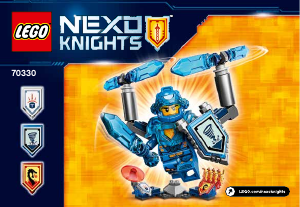 Mode d’emploi Lego set 70330 Nexo Knights Clay l'ultime chevalier