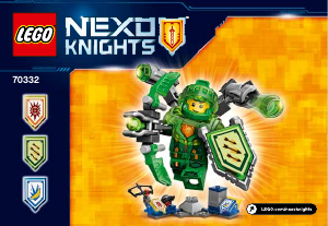 Manual Lego set 70332 Nexo Knights Ultimate Aaron