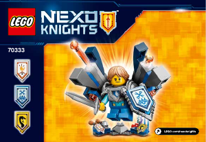 Mode d’emploi Lego set 70333 Nexo Knights Robin l'ultime chevalier