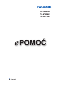 Priručnik Panasonic TX-42AS520Y LED televizor