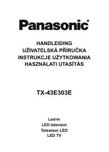 Handleiding Panasonic TX-43E303E LED televisie