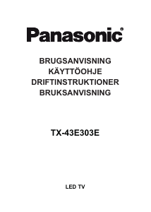 Bruksanvisning Panasonic TX-43E303E LED-TV