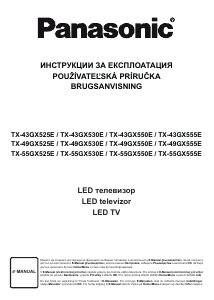 Brugsanvisning Panasonic TX-43GX525E LED TV