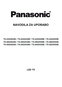 Priročnik Panasonic TX-43GX555E LED-televizor