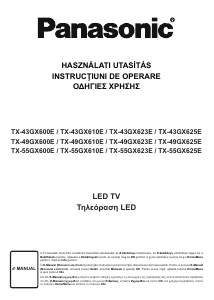 Εγχειρίδιο Panasonic TX-43GX625E Τηλεόραση LED