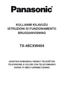 Kullanım kılavuzu Panasonic TX-48CXW404 LED televizyon