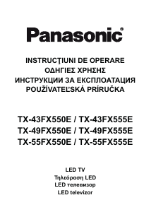 Návod Panasonic TX-49FX550E LED televízor