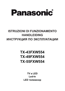 Handleiding Panasonic TX-49FXW554 LED televisie