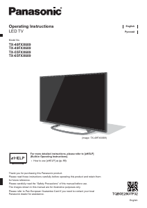 Hướng dẫn sử dụng Panasonic TX-49FXX689 Ti vi LED