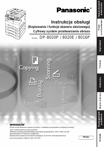 Instrukcja Panasonic DP-8016P Drukarka wielofunkcyjna
