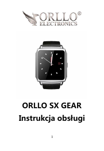 Instrukcja Orllo SX Gear Smartwatch