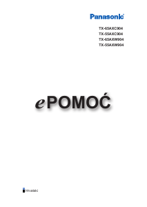 Priručnik Panasonic TX-65AXW904 LED televizor