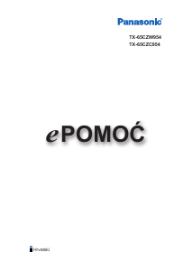 Priručnik Panasonic TX-65CZC954 LED televizor