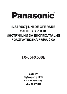 Εγχειρίδιο Panasonic TX-65FX560E Τηλεόραση LED