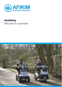 Handleiding Afikim AfiScooter S+ Scootmobiel