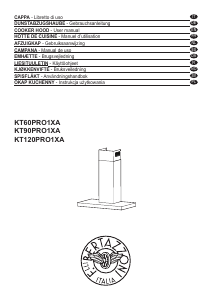 Instrukcja Bertazzoni KT120PRO1XA Okap kuchenny