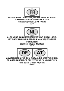 Mode d’emploi Bertazzoni AM64C61CX/19 Cuisinière