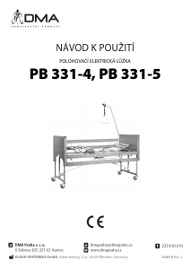 Manuál DMA PB 331-4 Nemocniční lůžko