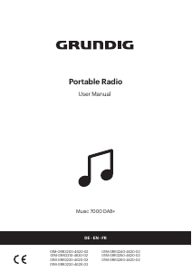 Handleiding Grundig Music 7000 DAB+ Radio
