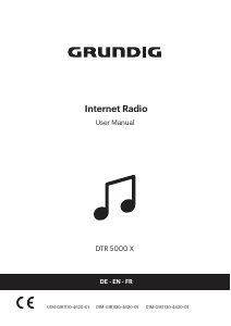 Handleiding Grundig DTR 5000 X Radio