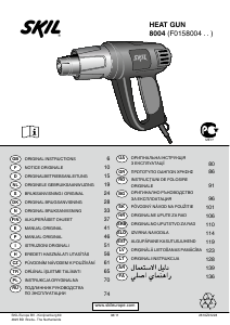 Bruksanvisning Skil 8004 AA Varmluftpistol