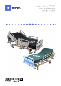 Instrukcja Hillrom LI900B3 Łóżko szpitalne