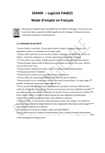 Mode d’emploi LogiLink PA0025 Chargeur portable