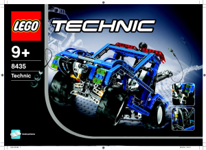 Instrukcja Lego set 8435 Technic 4WD