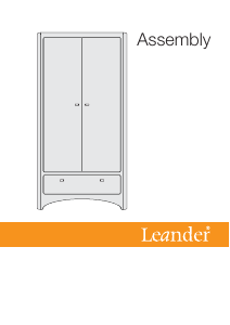 Priročnik Leander (185x94x55) Garderobna omara