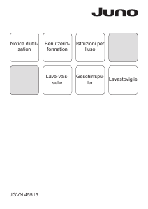 Bedienungsanleitung Juno JGVN45515 Geschirrspüler