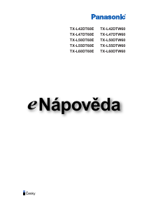 Manuál Panasonic TX-L55DTW60 LED televize