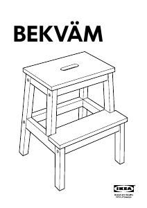 Priručnik IKEA BEKVAM Stolac