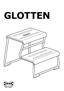 Käyttöohje IKEA GLOTTEN Jakkara