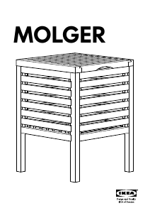 Priročnik IKEA MOLGER Stolček