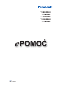 Priručnik Panasonic TX24AS500E LED televizor