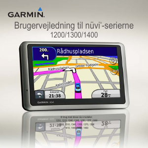 Brugsanvisning Garmin nuvi 1450 LMT Bilnavigation