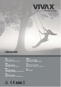 Priručnik Vivax CM-08126F Aparat za kavu